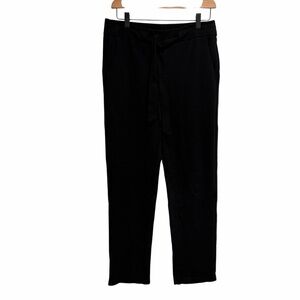 Badgley Mischka Women’s Black Pants with Front Tie and Elastic Waist